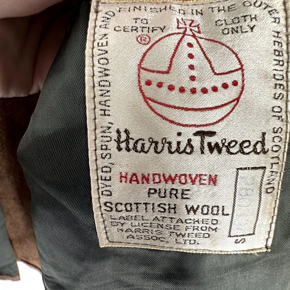 Vintage Harris Tweed Pure Scottish Wool  Blazer Dall's LTD. Schenectady, NY - Picture 5 of 16